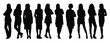 © Eopar - Women Business Silhouettes In Different Poses