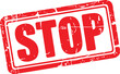 © Ranaart - Stamp stop sign vector