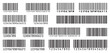 © Nuraisha elements - Collection of barcode vector icons in different style. Barcode vector icons set. Bar code for product and sales. Vector illustration.