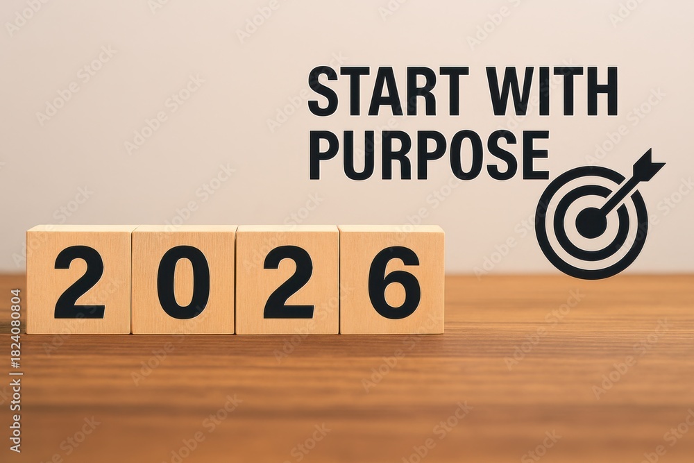 Starting 2026 with purpose, target, goals, vision and strategy Stock ...