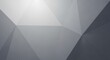 © faturlp24 - Abstract Geometric Gradient: Silver Polyhedral Facets