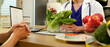 © Stella 16 - The healthcare professional providing nutritional guidance to a patient, developing healthy diet, dietary program. \