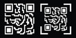 © dream destination888 - Fake template of qr code. QR code set with frame and dot elements Modern barcode design for app, payment, smart technology. Flat vector illustration.