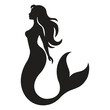 © Md - Elegant Mermaid Silhouette Fantasy Vector Art