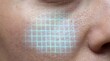 © Grzegorz Sulkowski - Holographic face scan diagnostic skin analysis