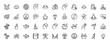© PixeloAI - Wellness and relaxation line icon set. Vector pictograms of meditation, yoga, zen stones, and natural elements, thin linear illustration.