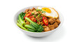 © ASRAF ALI - Bowl of Noodles with Fried Egg and Bok Choy food asian