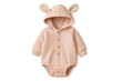 © whitestorm - Baby romper with bear ears isolated on transparent background, cute apparel