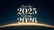 © S Imagination - Good Bye 2025 Welcome 2026 Gold Midnight Design