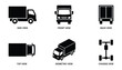 © SharpPath - Detailed Truck Design: Vehicle Views for Logistics and Transport Illustration