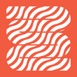 © dhruviparthgauswami - Wave art icon pack with matching colour background, 3000x3000px, Abstract Square Designs in Bold Color Variations, Minimalist Line Patterns for Creative Projects.