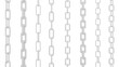 © haena - Metal chain, steel chain, metal chain 3d, set of 8 chains, set of 8 steel chains, metal chain white background