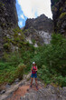 © Xalanx - Happy hiker in dramatic canyon
