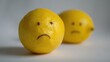 © Olena - When Life Hands You Citrus: An Isolated Yellow Lemon Symbolizing Sorrow and Unhappiness
