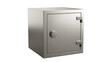 © Your Stock Studio - Metal security safe with key lock isolated isolated on transparent background
