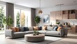 © pokku - Title: Serene Scandi: Realistic Depictions of Beautiful, Cool, and Super Modern Scandinavian Home Decor