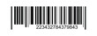 © VECTOR ZONE - Simple Barcode Icon Vector Illustration with Clean Black Vertical Lines on white Background, Modern Minimal Design for Scanning, Product Identification, Inventory Tracking, and Digital Label Concepts