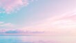 © Alena - Holographic gradient sky above tranquil sea with soft tech shimmer, creating a serene atmosphere and inviting calmness in a peaceful landscape