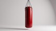 © vivekFx - Red punching bag hanging from chains