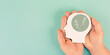 © Berit Kessler - State of mind and mental health concept, positive attitude and inspiration, creative thinking brain, personal development, self esteem and meditating