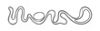 © Pro Designs - Abstract black organic wavy lines forming a fluid and dynamic text or shape, perfect for modern graphic applications and unique branding projects
