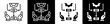 © Adityaayoga - Workflow Builder Icon Set In Black And White Filled Style Collection