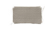 © Fernando - Isolated frayed canvas swatch, textile sample, fabric piece, hessian cloth, craft material