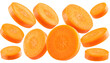 © Bogdan - Falling carrot slice isolated on transparent background