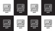 © MdSohel - Microwave Safe Symbol Icon Set With Text label sign