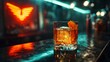 © nastazia - Whiskey cocktail on bar counter