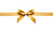 © Hemal Ahmed - Golden ribbon bow isolated on transparent background