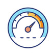 © MonoPixel - Simple gauge graphic shows measurement performance for websites or apps