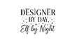 © Marina - Designer by day, elf by night graphic design with decorative elements