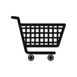 © Anastasiia - Black shopping cart icon for retail and online shopping concepts