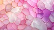 © kim jji - Detailed view of vibrant pink and purple cellular membranes with translucent textures, ideal for biology, medical design, digital art projects, educational visuals, and abstract backgrounds.