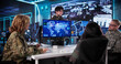 © Andrey Popov - Military Data Center: A Diverse Team Monitoring Intelligence