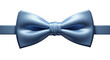 © PNG Stock - Elegant light blue satin bow tie on a dark background