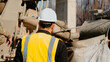 © Midea  - A construction foreman conducts an inspection at a construction site