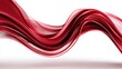 © Oleksandr - Flowing waves of crimson fabric create a dynamic abstract design. The fluid motion and rich color evoke feelings of passion and elegance, set against a stark white.