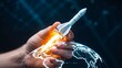 © Ansar - Rocket launch startup innovation and business growth concept