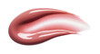 © Osama - Glossy pink lip gloss swatch with shimmering highlights for beauty and makeup product presentation isolated on transparent background