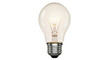 © Marcel - Classic incandescent light bulb isolated PNG on transparent background, vintage style electric lamp for retro design and energy concepts