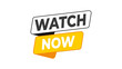 © gd-house - Watch now call to action button for video content and streaming services, isolated graphic element for web and mobile applications isolated on transparent background