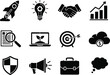 © dhorido studio - Business and Growth Icon Set for Success and Innovation