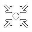 © Nila - center icons. simple line vector