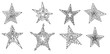 © naag - Vector hand drawn star clipart. Doodle set for print, web, greeting card, design, decor