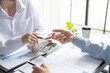 © Charlie's - Business People Meeting Design Ideas professional investor working new start up project. Concept. business planning in office.