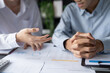 © Charlie's - Business People Meeting Design Ideas professional investor working new start up project. Concept. business planning in office.