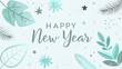 © Vivid Pixel Studio. - Minimal New Year celebration background with stylish star elements and contemporary flat illustration style.