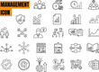 © MstSaima - set of management icons